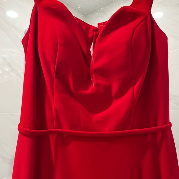 ❤️ Prom/wedding dress size 4 brand new only worn once colour red by Clarisse - Picture 9 of 10